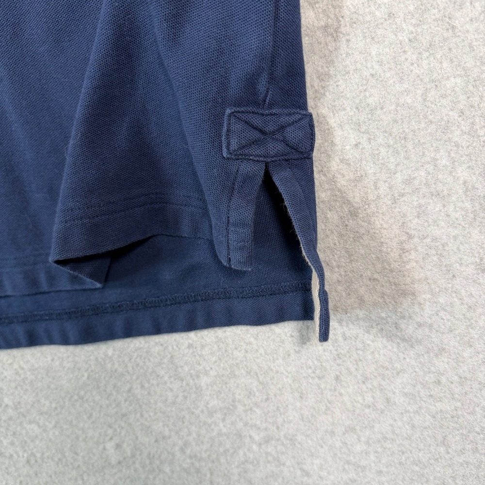 Duluth Trading Co Polo Shirt Mens XL Tall Navy Blue Relaxed Fit Short Sleeve - Picture 8 of 13